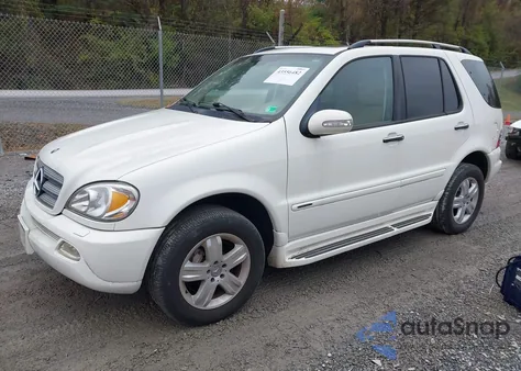 2005 Mercedes-Benz Ml 500 4Matic из США, поврежденный, VIN 4JGAB75E05A547827